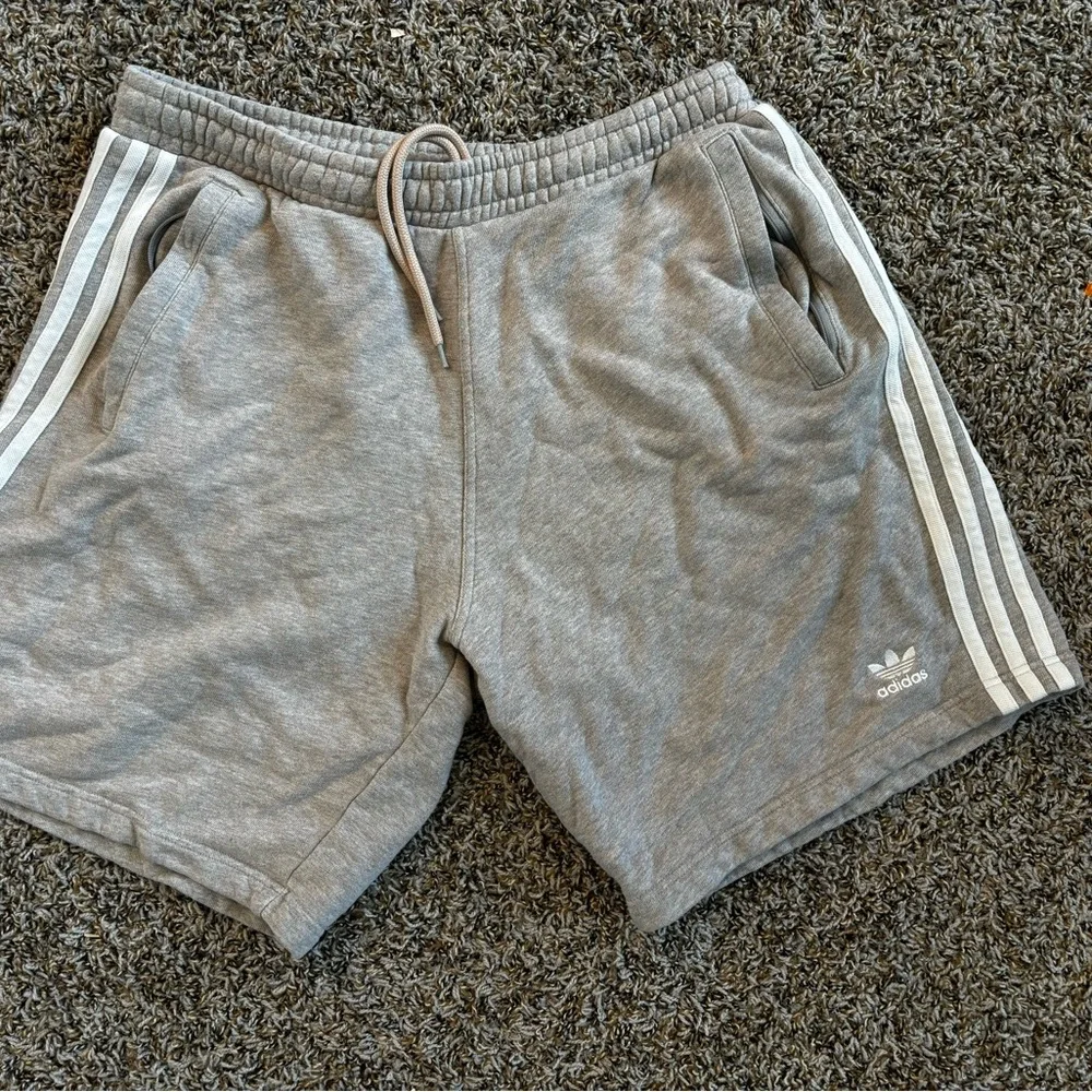 Adidas Gray Sweatpants - Picture 1 of 5